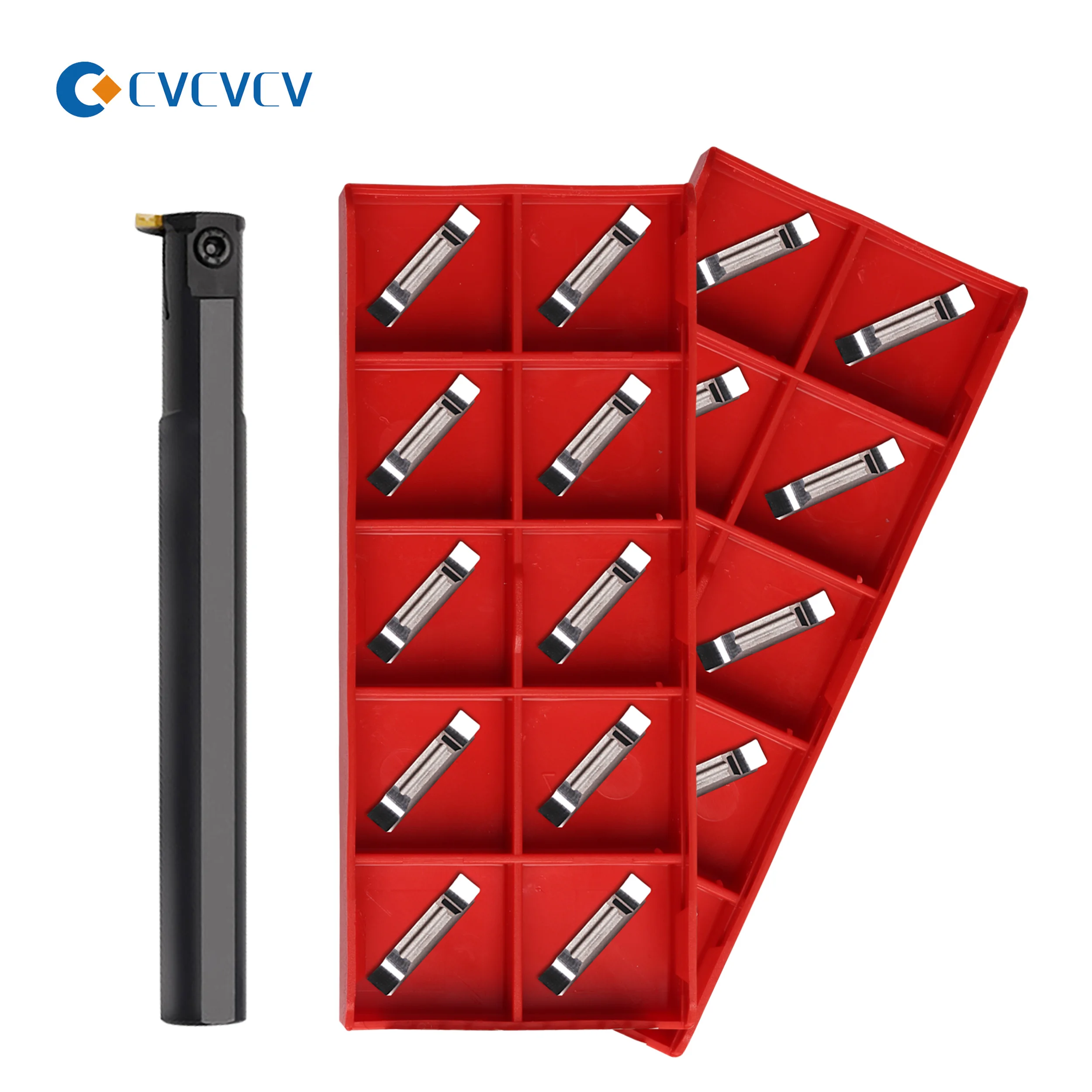 1 Máy Tính MGIVR2925-2 MGIVR3125 Tiện Bằng Máy CNC Rãnh Cắt Giá Đỡ 10Pc MGGN150-JM Carbide Lưỡi Dao Máy Công Cụ Chất Lượng Cao bền