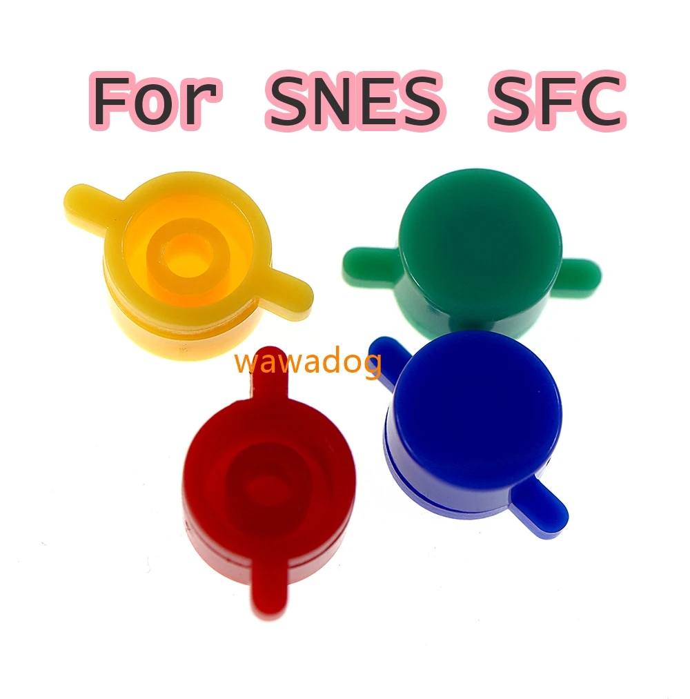 1set Voor SNES Super NES Plastic Knoppen ABXY Voor Nintendo Super Famicom Controller