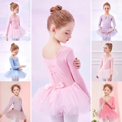 Ballet Leotards for Girls Toddler Leotard with Tutu Skirt Dance Tutu Dress (Little/Big Kid)