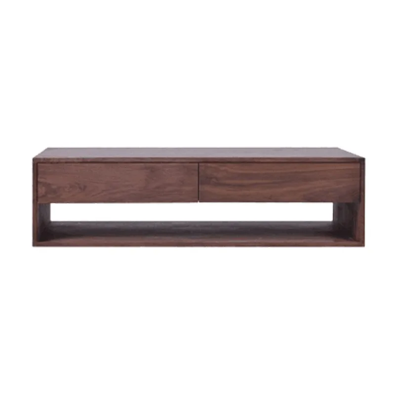 

table Nordic simple modern cherry wood living room tea table environmentally friendly furniture black walnut coffee table