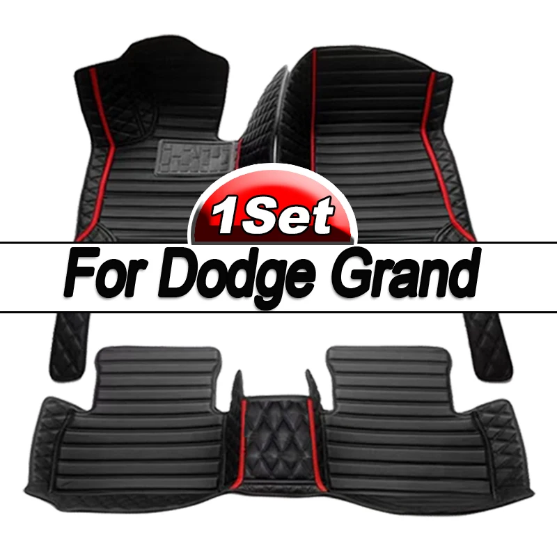 Car Mats Floor For Dodge Grand Caravan 2008~2020 7seat Waterproof Car Floor Mat Ceubre Pisos Para Autos Car Accessories Interior