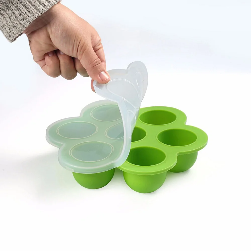 1/3/5PCS Kitchen Gadgets Silicone Mold Durable Multifunction 7 Hole Mold Innovation Safety Food Supplement Box