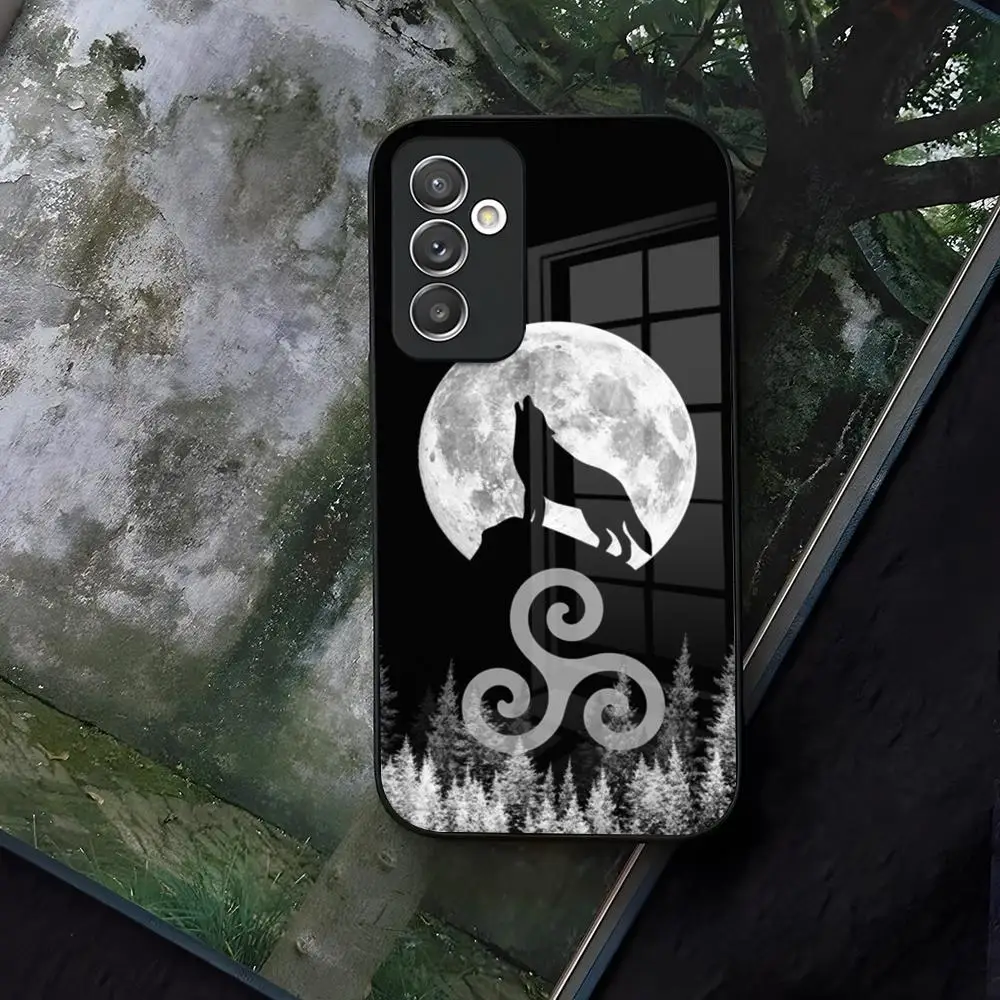 Teen Wolf Phone Case Glass for Samsung Galaxy S24 S25 S22 S20 S23 S21 Ultra Fe Plus A16 A34 A54 A24 A52 A53 Coque