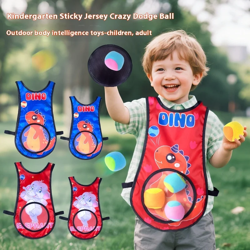 

Hot Selling Children'S Ball Hiding And Pasting Game Set Parent-Child Interactive Indoor And Outdoor Hand Brain Coordination Toy