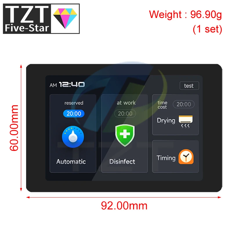 Imagem -02 - Placa de Desenvolvimento Esp32 com Tela Lcd Multi-touch Capacitiva Bluetooth Embutido Wi-fi Wt32-sc01 Plus 35 320x480 1pc