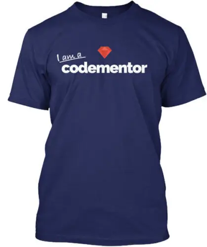 

Футболка с рубином Codementor, сделанная в США, размер от S до 5XL