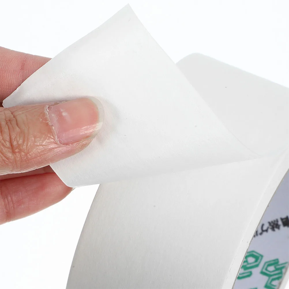 

3 Rolls White Packing Tape Heavy Duty Paper Sealing Kraft Shipping for Boxes Thick Carton Sealing Material