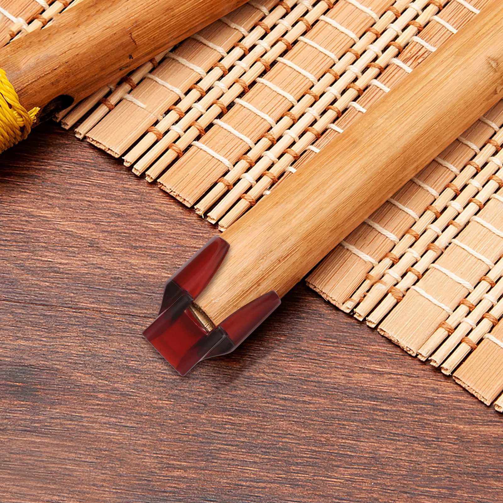 

2Pcs Portable Flute Mouthpiece Beginner Professional Use Comfortable Fit Practice Aid Music Instrument Accessory