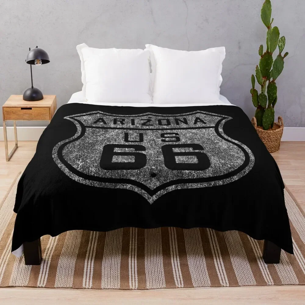 route 66 vintage flippin sweet gear transparent Throw Blanket Large Flannels Decorative Sofa Stuffeds Blankets