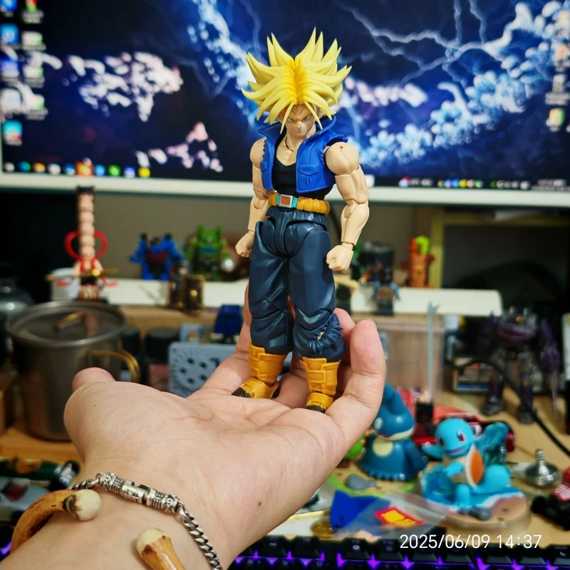 Figurine Demoniacal Fit Gogeta Dragon Ball Z SHF Hero valse Gogeta la danse suprême Super Saiyan troncs, jouet d'action, en Stock