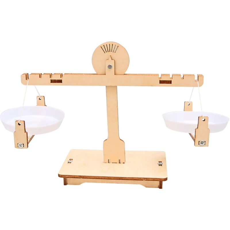 

Kids Science Toys DIY STEM Technological Physics Learning Kit Funny Mini Balance Scale Teaching Aids Educational Toys
