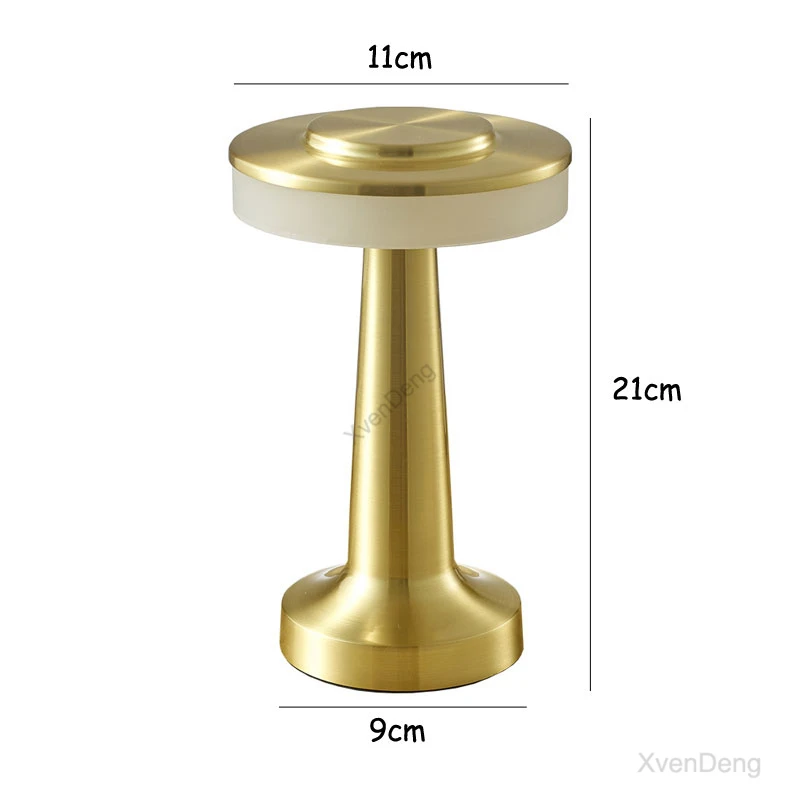 Cordless Bar Table Lamp Touch Sensor Rechargeable LED Desktop Night Light Dimmable Restaurant Cafe Dinner Lamps Table Desk Light