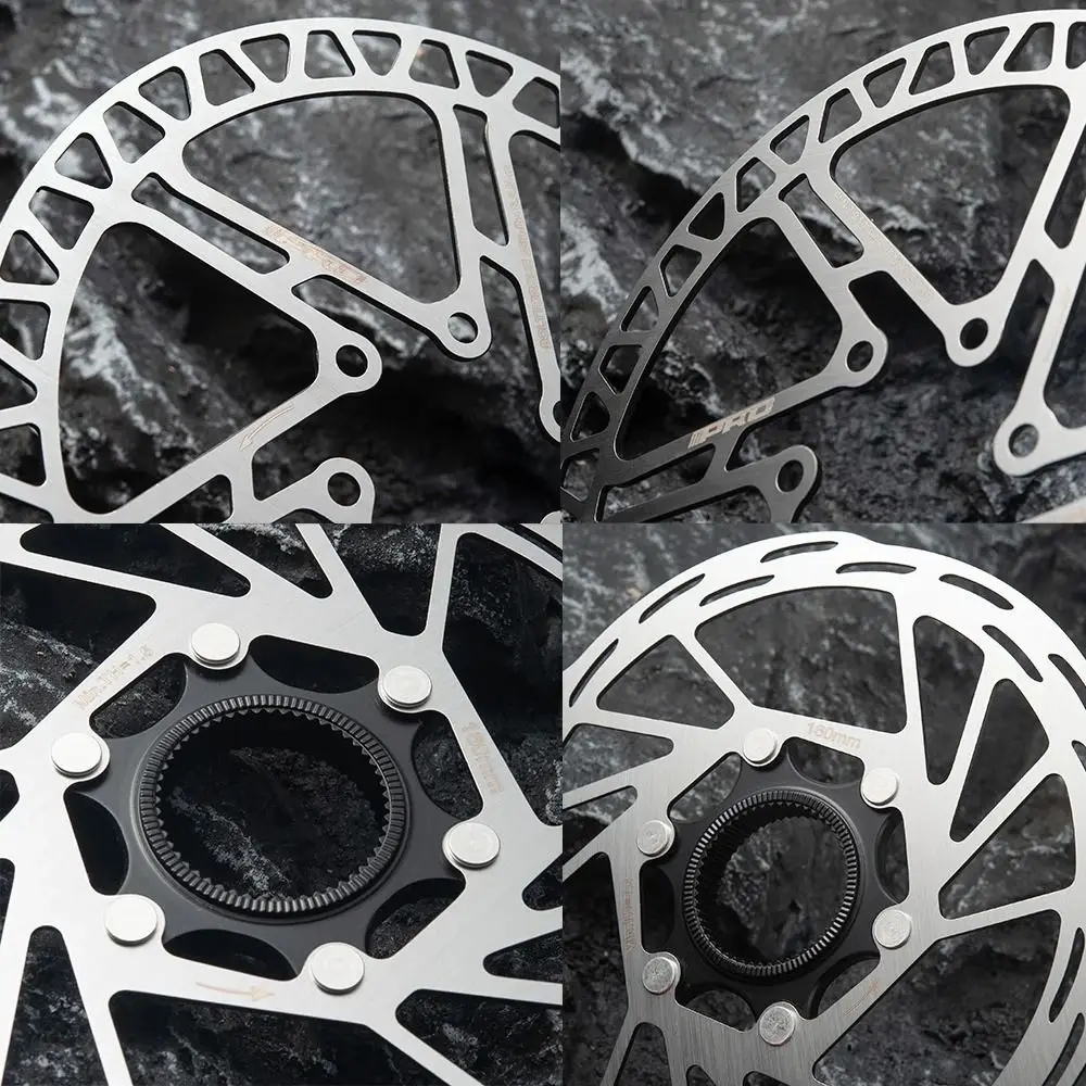 

6 Bolt Center Lock Brake Disc Stainless Steel 140/160/180/203mm Bike Disc Brake Rotor Rebound Sensitivity Strong Braking Force
