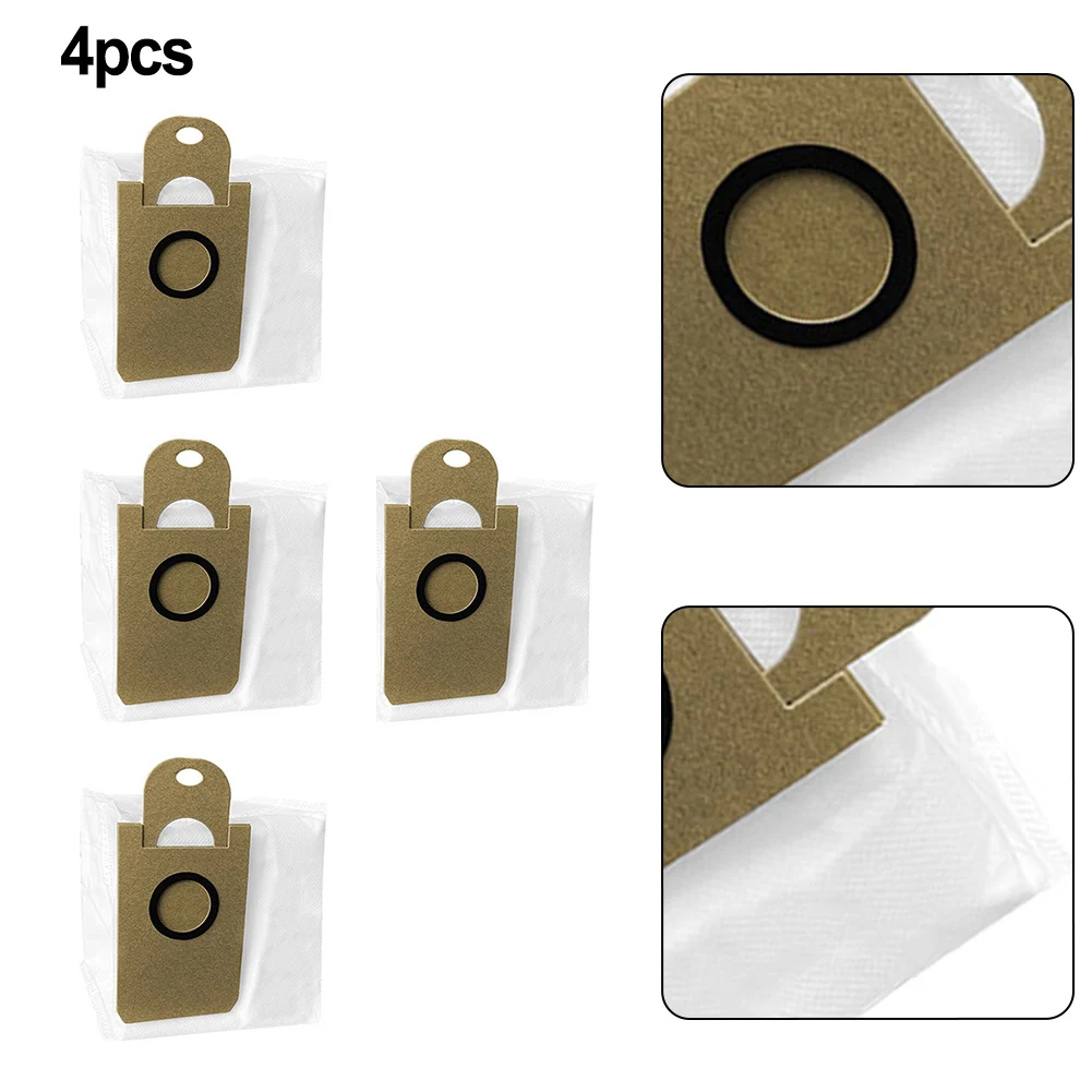 4 Dust Bags Replacement for T10s Robot Vacuum Cleaner Spare Parts for Steady Operation and Cleaner Performance