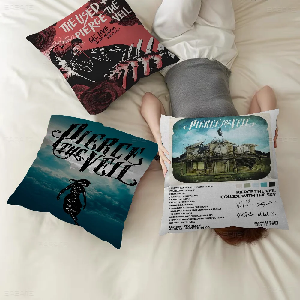 

Pierce The Veil Pillow Cover For Bedroom Room And Living Room Sofa Decorative Cushion Cover