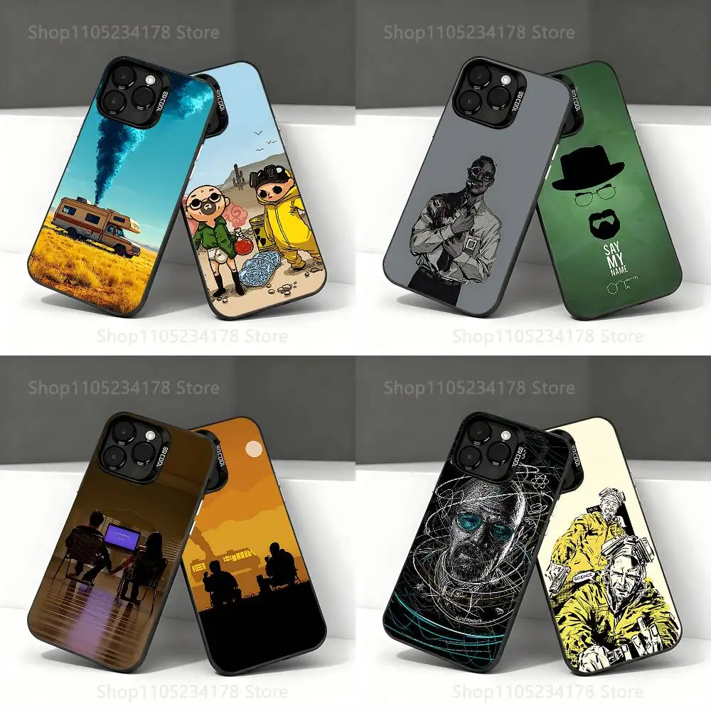 

B-Breaking B-Bad TV Phone Case For iPhone 17,16,15,14,13,12,11,Pro,Max,Plus,E,Air,Mini Anti Fall Black Bumper