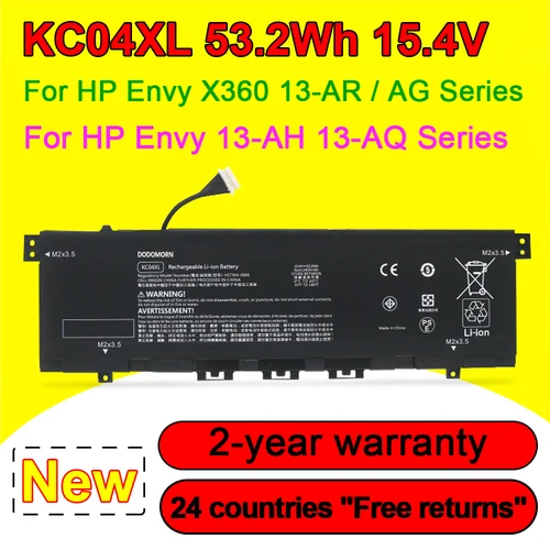 Batería KC04XL para HP Envy 13 AH 13-AQ000 para X360 13-AR 13-AG serie de portátiles HSTNN-IB8K L08544-1C1 L08544-2B1 TPN-W133