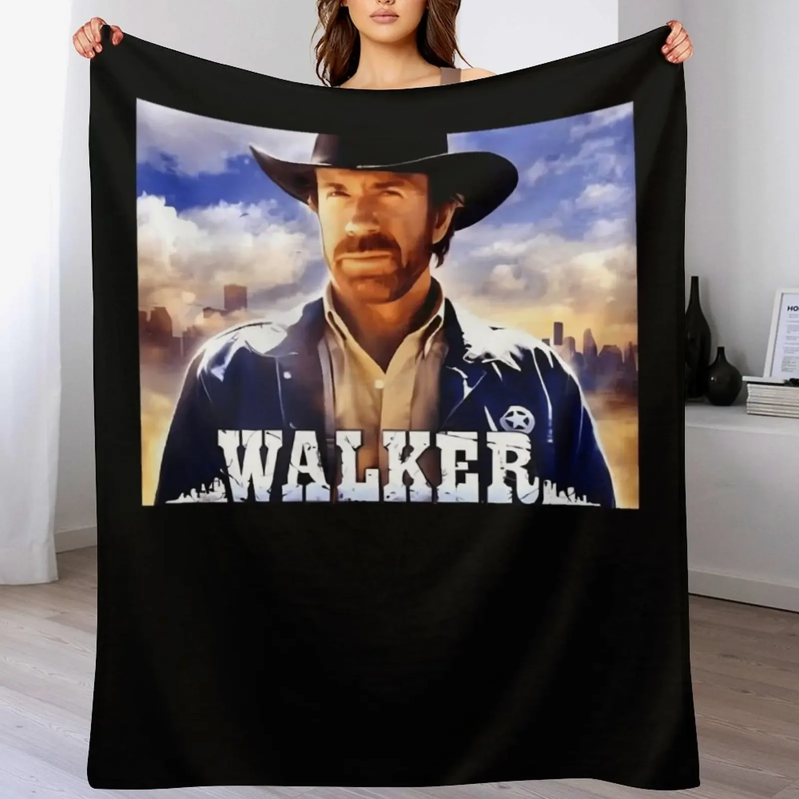 

Chuck Norris Classic Throw Blanket Ultra Plush Cozy Blanket for Napping Sleeping