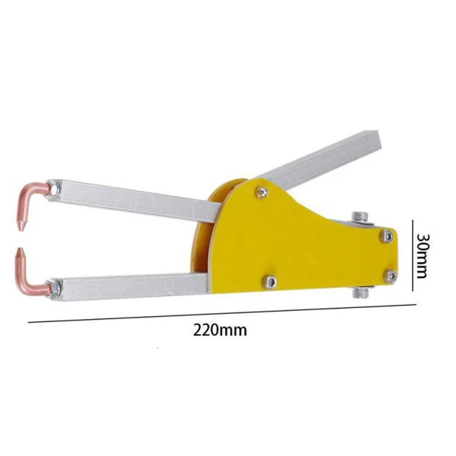 Imagem -02 - Ponto Soldagem Alicate Mão Titular Tocha Kit de Máquina de Solda Reparação de Bunda Cabo Soldado Eletrodo de Cobre Ponta Clipe 18650