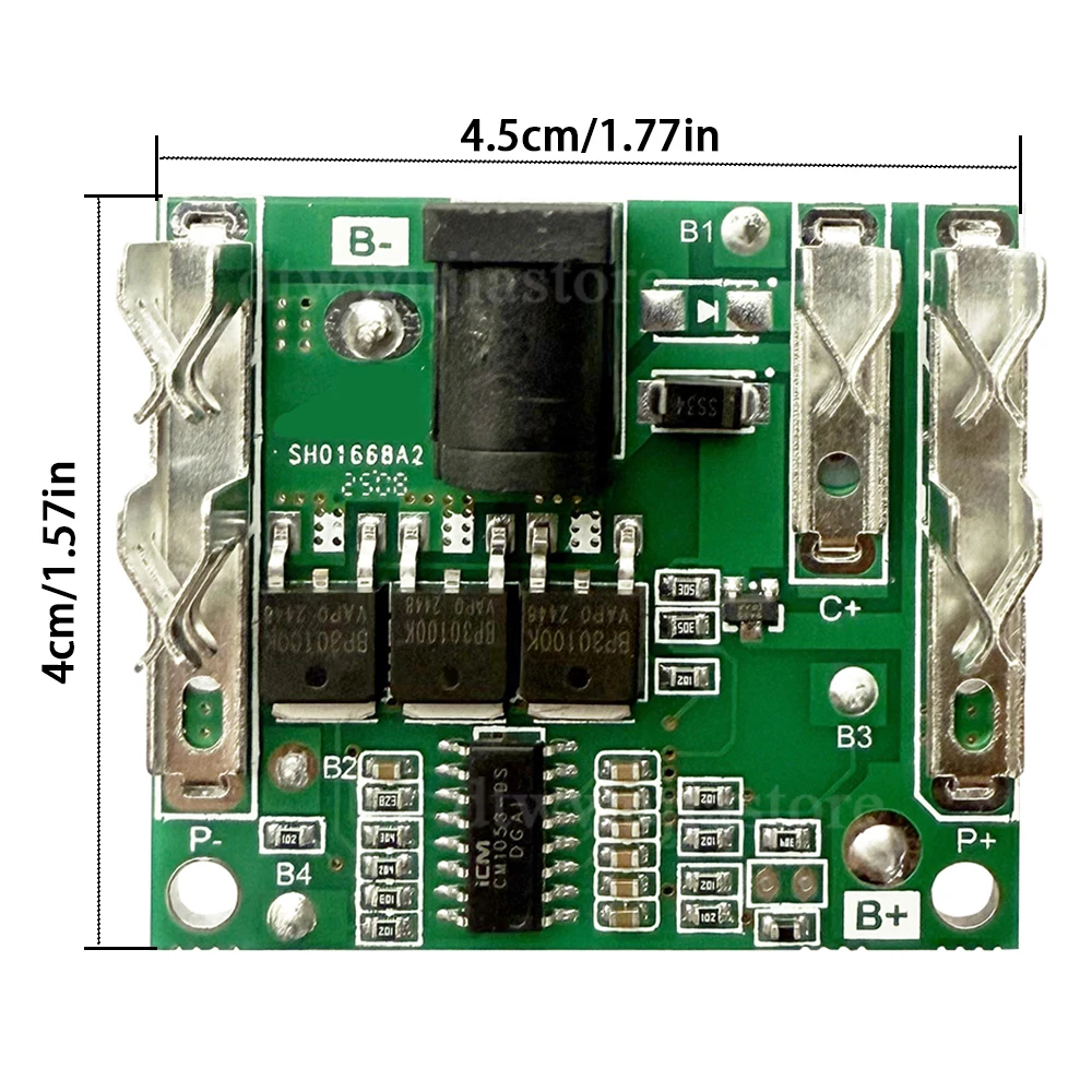 Kein Original für Makita Li-Ion Akku Aufbewahrungsbox Gehäuse PCB BMS Schutzplatine für Lomvum Zhipu Hongsong Jingmi Gehäuse – Detail 5