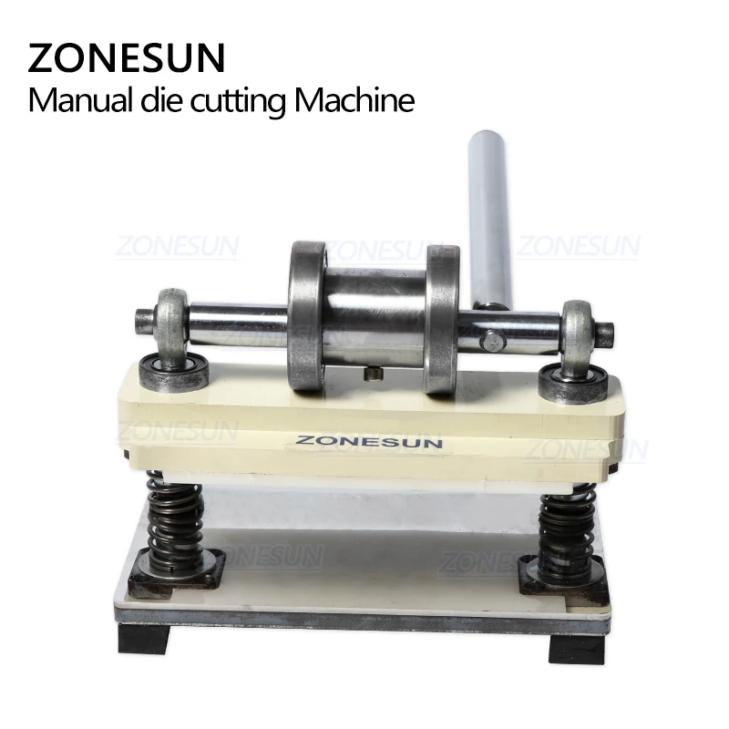 ZONESUN Manual Leather Die Cutting Machine Handmade Earring Die Cuts Pressing Machine For Custom Clicker Die Steel Rule Die