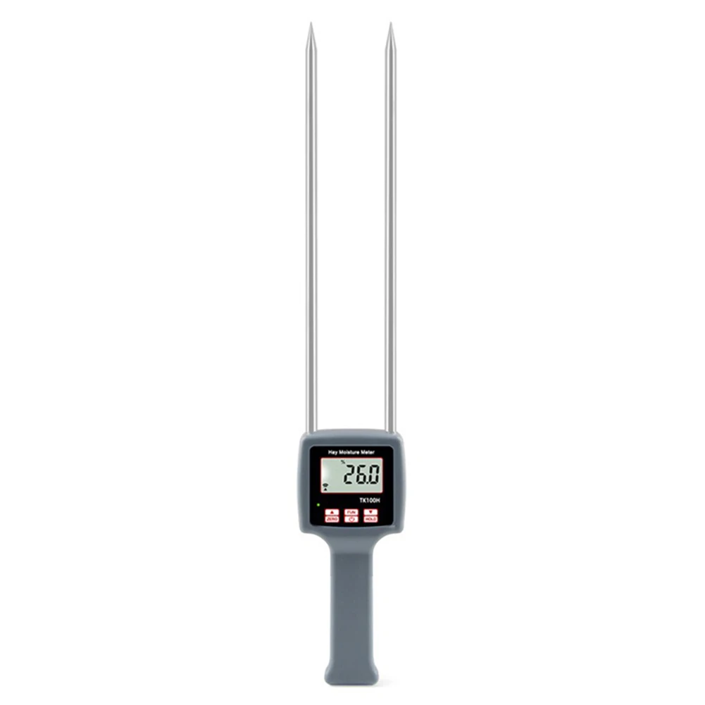 Digital Hay Moisture Tester Portable Hay Moisture Meter Storage Management Automatic Temperature Compensation For Hay