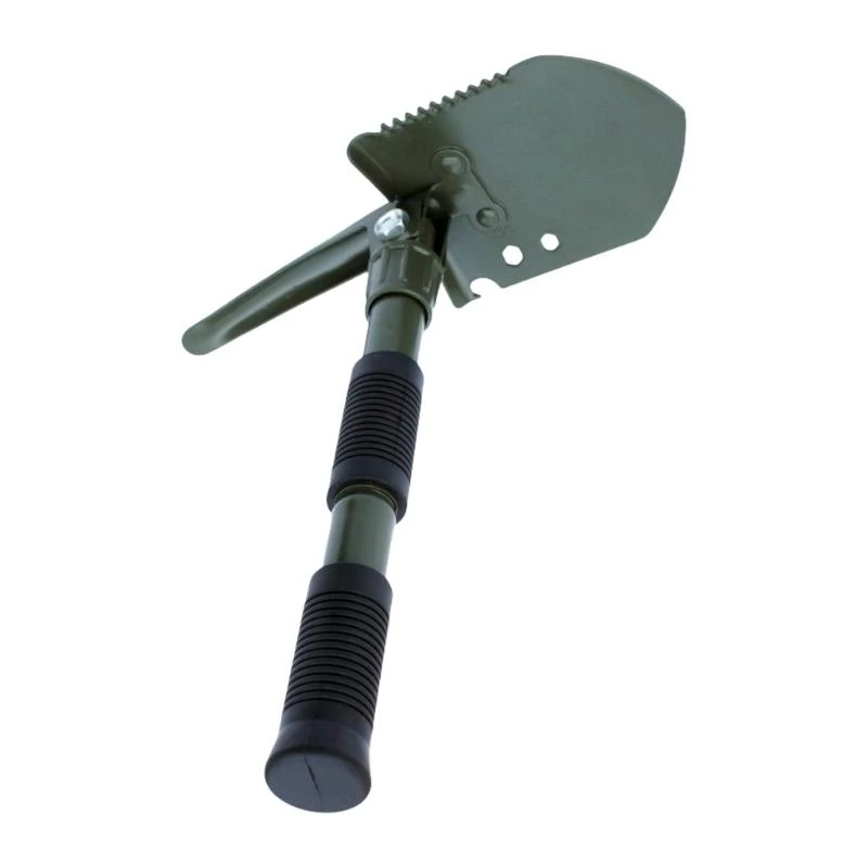 G6DE Folding Camping Shovel Compact Outdoor Digging Shovel Portable Weeding Pick Tool