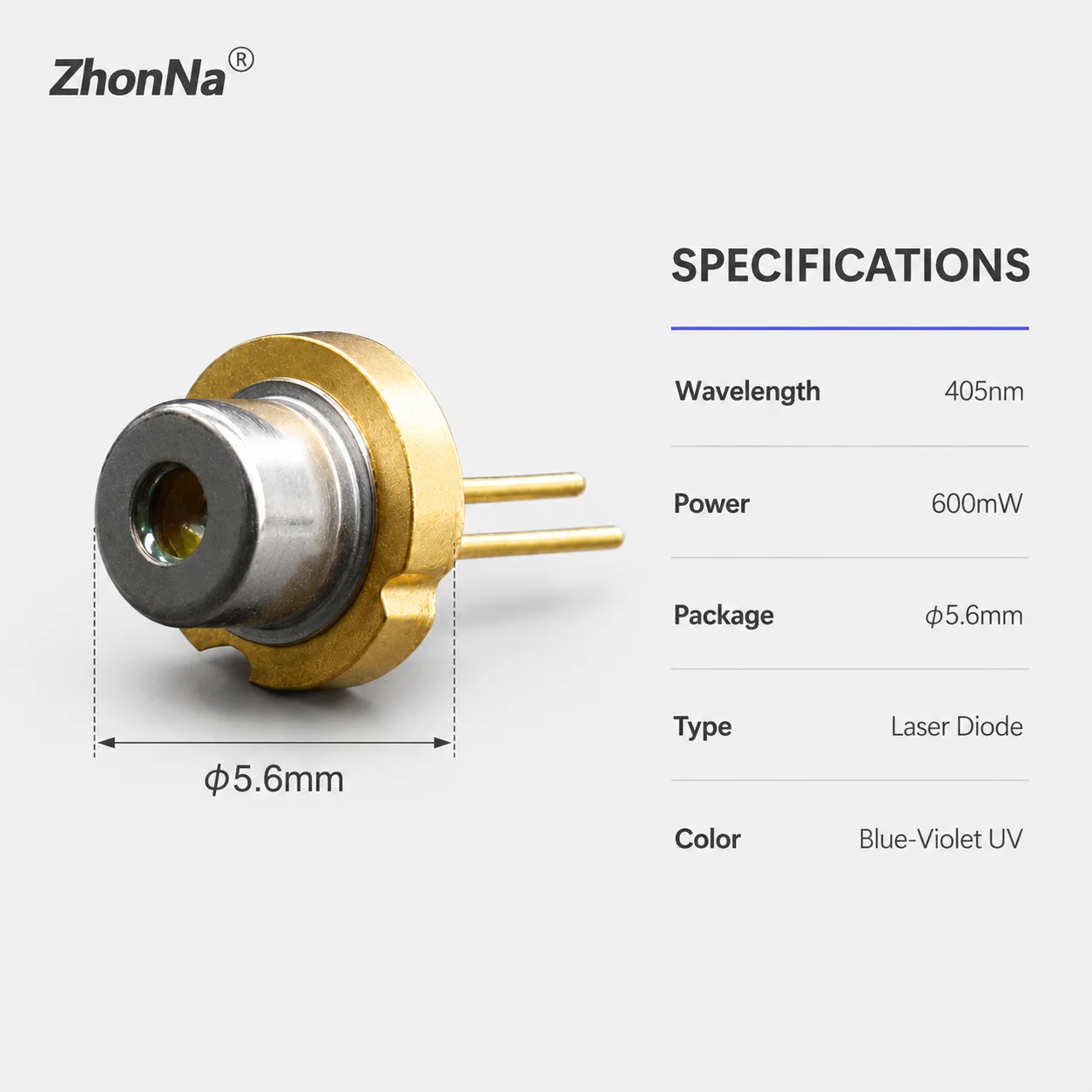 ZhonNa 405nm 600mW Blue Violet - огляд і ціна Woodworking Uv Light