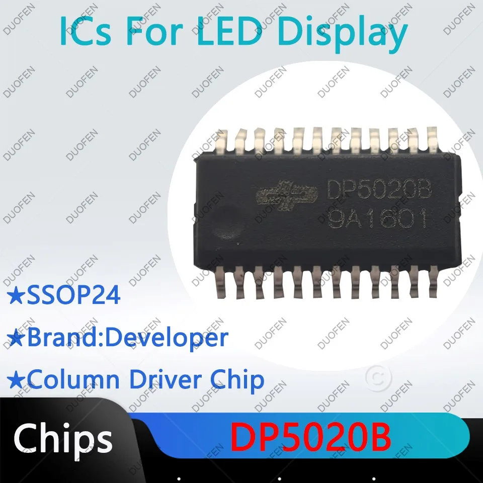 DP3264S,DP3265S，DP5020，DP5020B，DP5125，SUM2017GAS2，SUM2030GAS2,Column driver chips for LED display