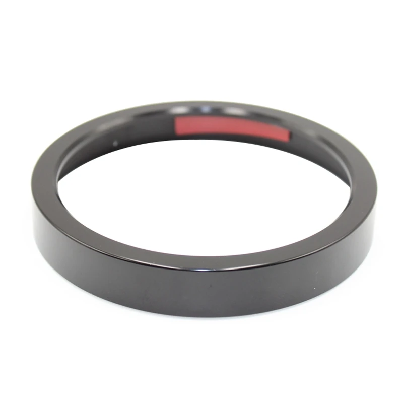 Motorcycle CNC Speedometer Trim Bezel Cover Cut Billet Black/Chrome For Harley Dyna Street Bob Low Rider Sportster 883 1200 XL - view 5