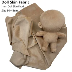 Sewbato 1mm Doll Skin Fabric 100% Polyester 50x45cm DIY Sewing And Quilting Fabric For Doll Skin Fabric