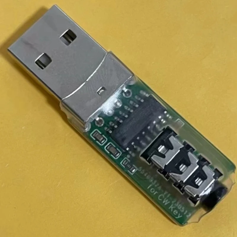 For Vband Morse USB Key Trainer Vband Mobile Phone Computer Connector Code Trainer Telegraph Trainer Key Connection