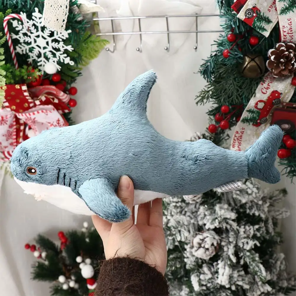 Oreiller de lecture en peluche, cadeau de noël, animaux en peluche, cadeaux d'anniversaire, requin géant, requin en peluche