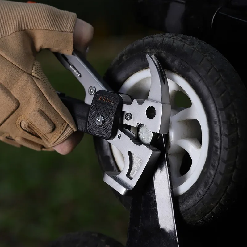 New Outdoor Multifunctional Hammer Pliers Tent Stake Hammer Camping Survival Multi Tool view 3