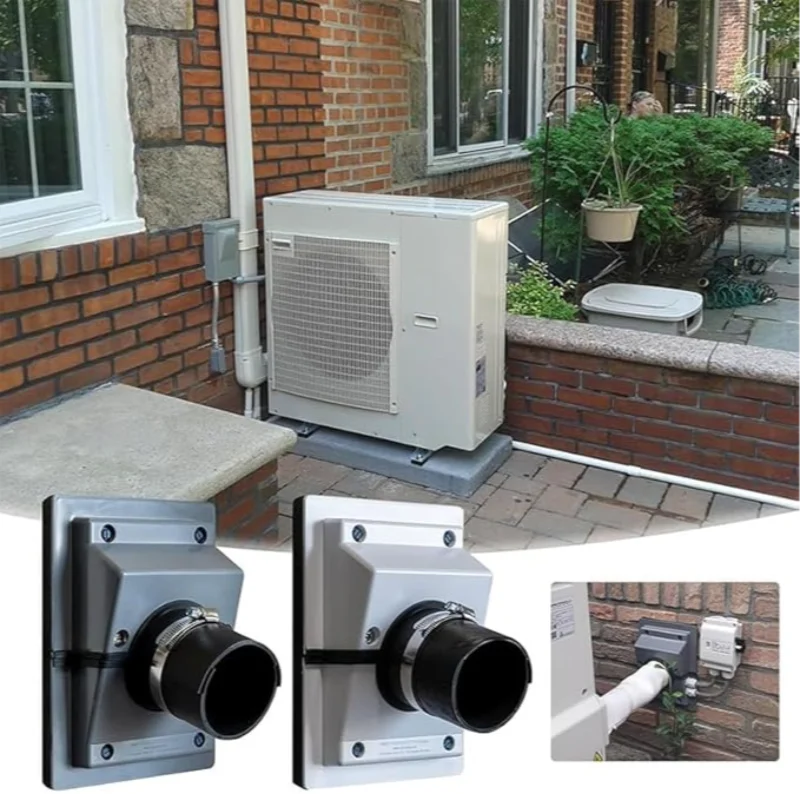 Wall Penetration Line-set Cover Kit Easy Install Split Cover Wall Sleeve For Ac Line Set For Indoor Outdoor Air Condition System