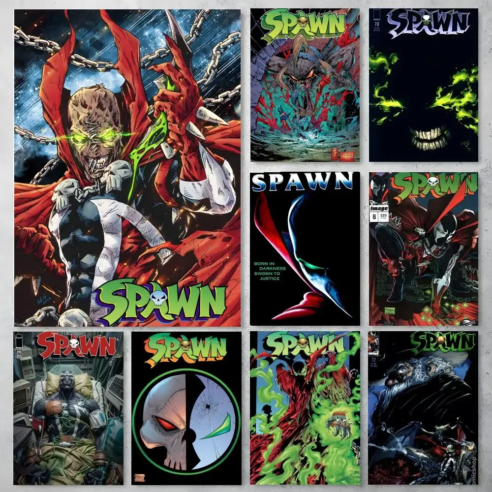 Póster S-Spawn Todd McFarlane, carteles de alta definición, arte de pared para sala de estar y decoración del hogar.