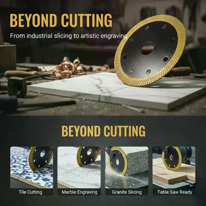1PCS 105mm Diamond Cutting Disc Thin Diamond Saw Blade Tile Marble Stone Angle Grinder Circular Saw Tile Cutter
