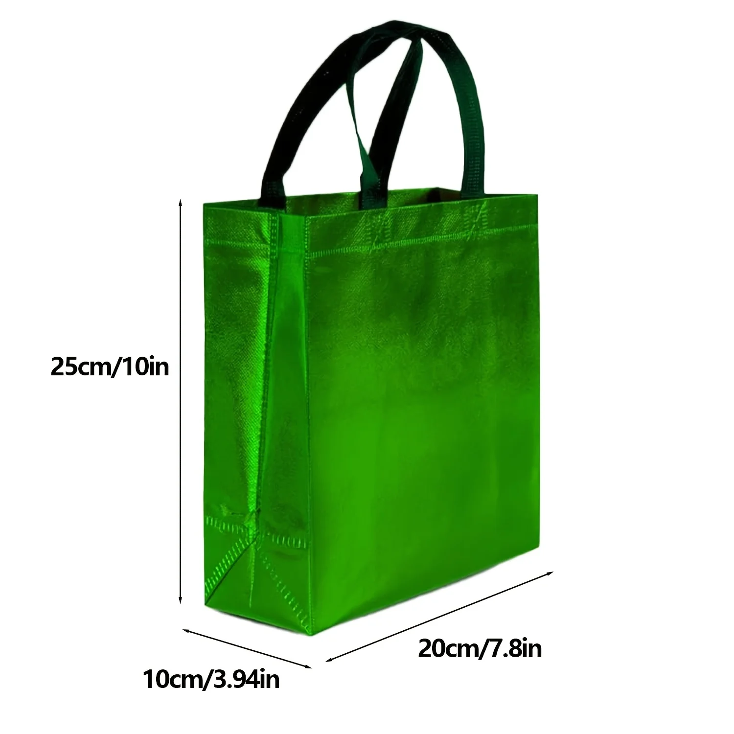 Mixed Color Gift Bag M, 12 reusable gift bags, made up of six bright colors and gloss suitable as a small gift bag, birthday bag