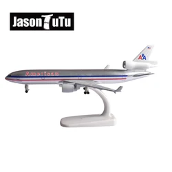 JASON TUTU 20CM American McDonnell Douglas MD-11 Plane Airplane Model Aircraft Model Diecast Metal Planes Collect Gifts ﻿