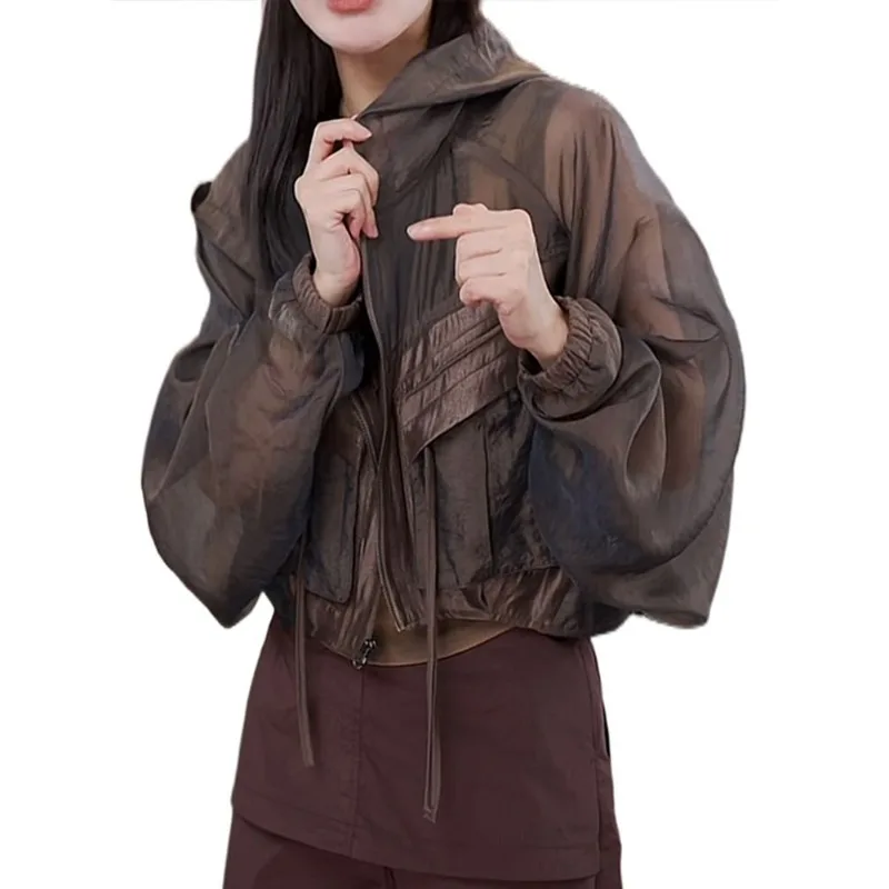 Women's Clothing Summer Clothing Lightweight Breathable Sun Protection Clothing Short Jacket Outdoor Sun Protection Shirt