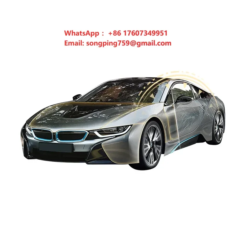 High Quality High Gloss Car Wrap Film Sticker Car Wrap High Flexible Polymeric Film Anti Scratch TPU PPF Car Auto Film