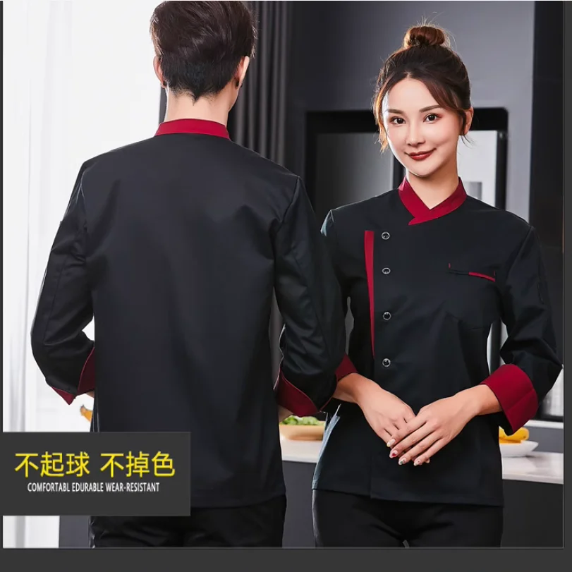 Hotel Chef Workwear Summer Style Men's Catering Kitchen Baking Chef Clothing