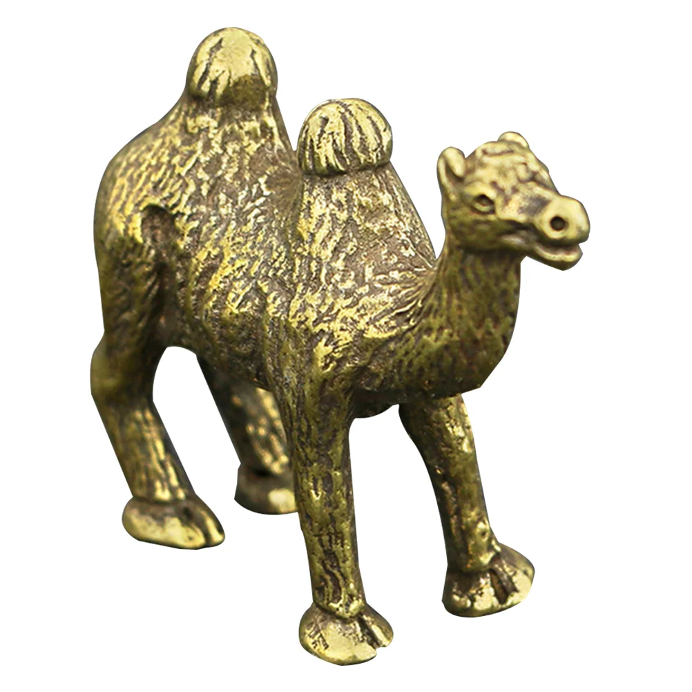 

Camel Ornaments Tabletop Adornment Retro Desktop Decoration Copper Mini Statue Figurine