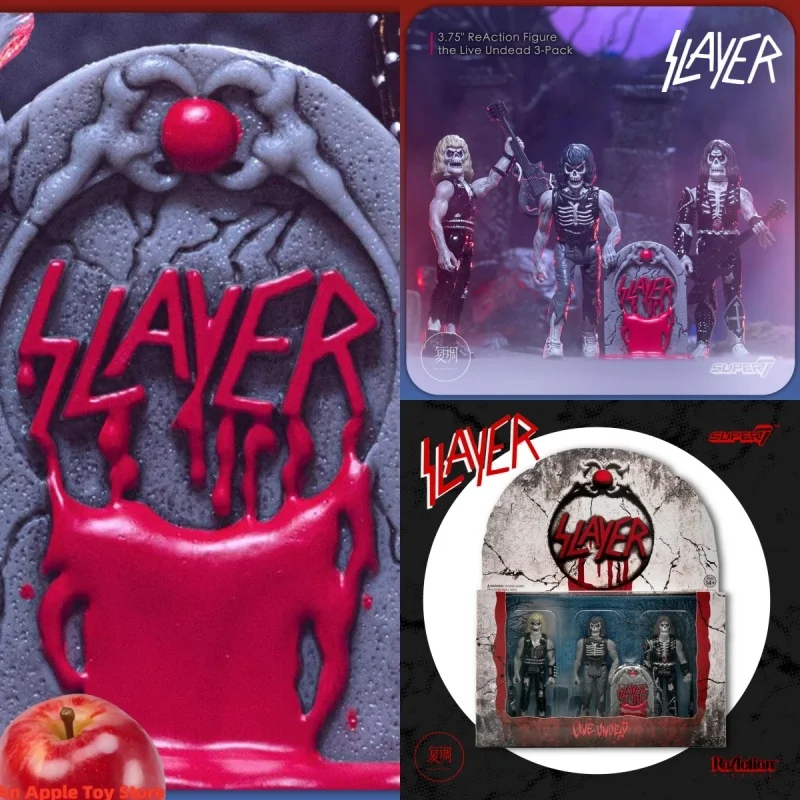 

Super7 Slayer ReAction Live Undead (3-Pack) Action Figures Toy Collection Gift Boy Halloween Birthday