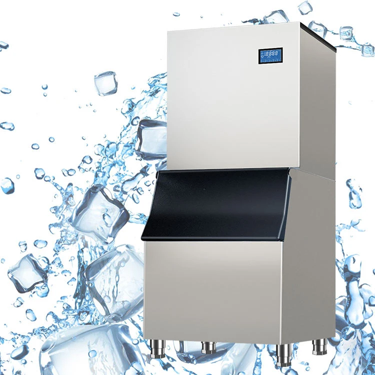 

220V/1.18KW Commercial Automatic Big Crystal Ice Cube Maker Machine 550kg Day Best Naixer Ice Cube Maker Machine