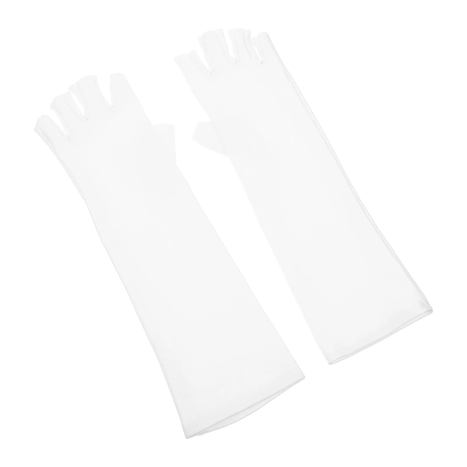 1-ペア-uv-保護アームスリーブ夏通気性速乾ハーフフィンガースリーブサイクリングアウトドアスポーツ日焼け防止冷却