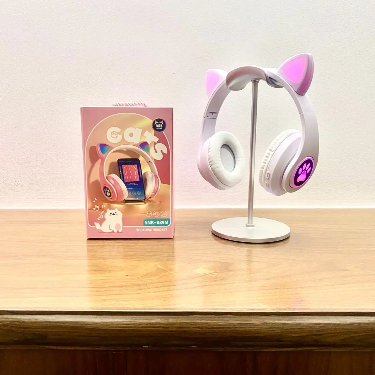 ZECAA Nowe Bezprzewodowe Słuchawki Bluetooth ANC z Basem 5.4 Nauszne Sportowe Słuchawki HiFi z Redukcją Szumów do Gier