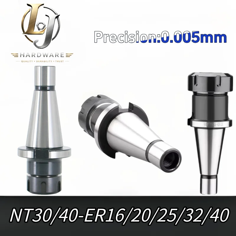 Heavy Duty NT ISO ER Collet Chuck Mill Tool Holder NT30/40/50 ISO30/40/50 ER11-ER40 For CNC Milling Machine Face Milling Spindle