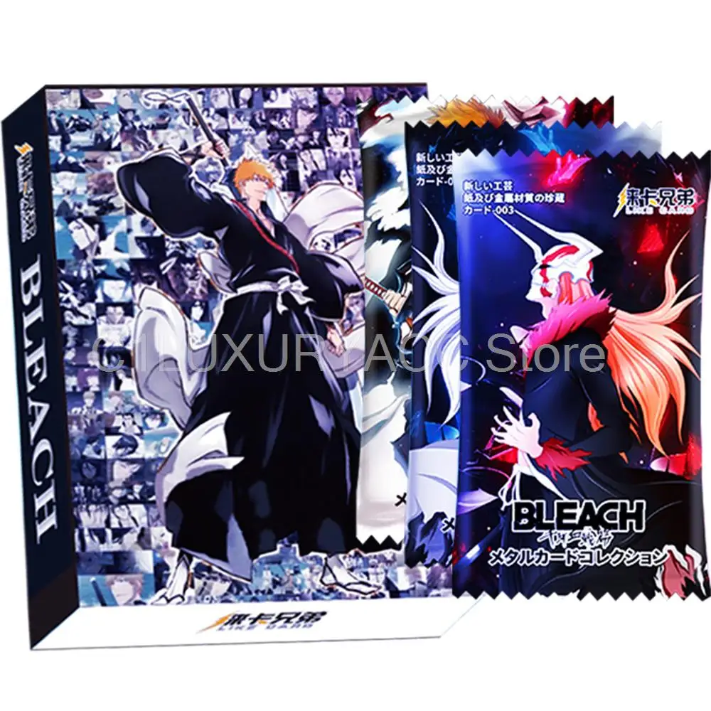 LIKE CARD Bleach Cards for Children Japanese Anime Figure OVERLORD Blood Battle Cartas Games Card Swimsuit Girls Birthday Gifts