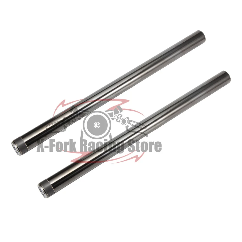 Front Inner Fork Tubes Pipes Pair For Suzuki SV650 2017-2018 SFV650 2009-2019 51110-44H00-000 41X613mm Black Fork Suspension